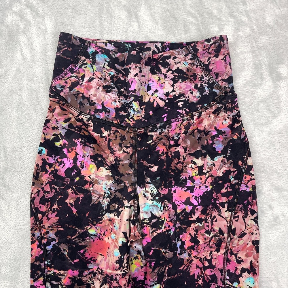 Lululemon Leggings Womens 2 (20/24) Multi Floral Swift Speed High-Rise Pull-On - Picture 5 of 10